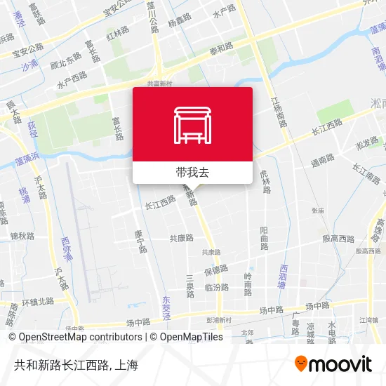 共和新路长江西路地图