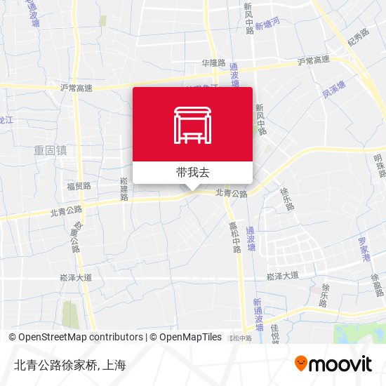 北青公路徐家桥地图
