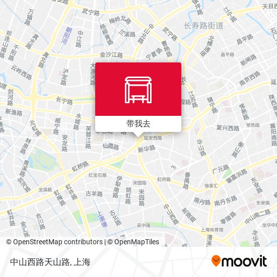 中山西路天山路地图