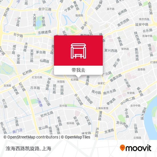 淮海西路凯旋路地图