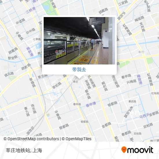 莘庄地铁站地图