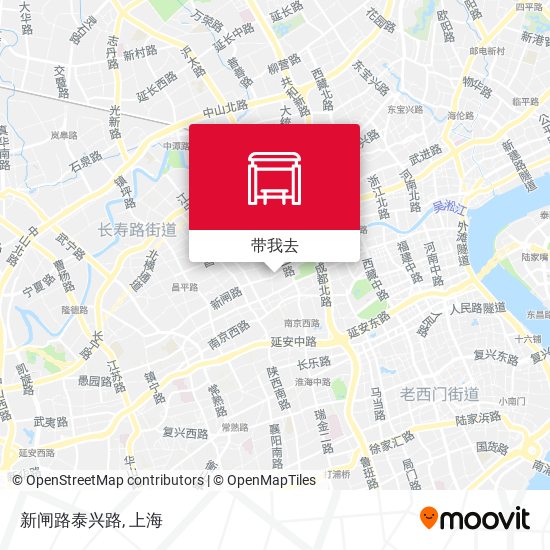 新闸路泰兴路地图