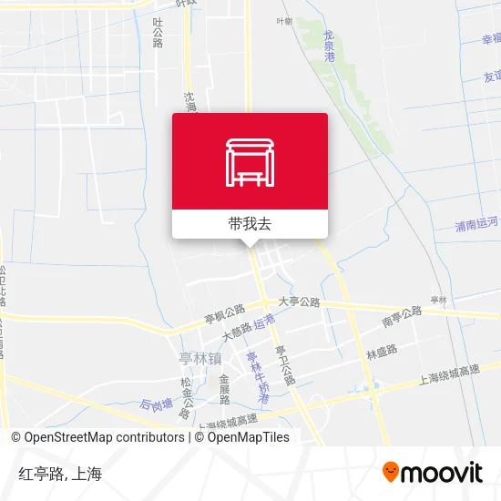 红亭路地图