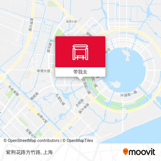 紫荆花路方竹路地图