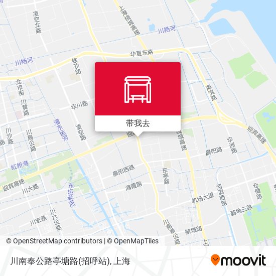 川南奉公路亭塘路(招呼站)地图