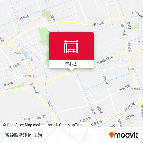 富锦路潘泾路地图