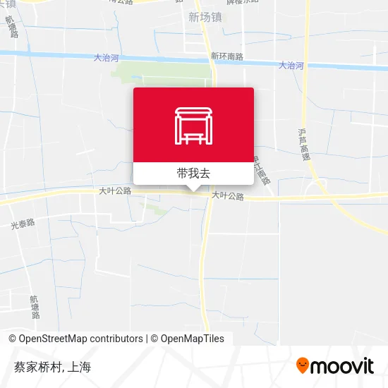 蔡家桥村地图