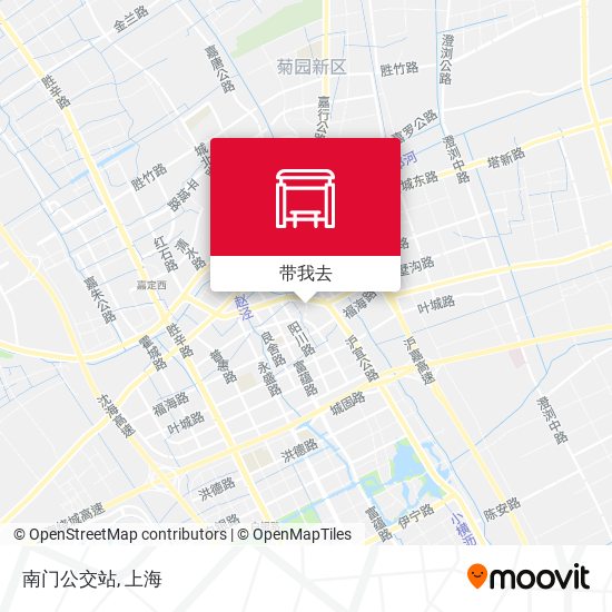 南门公交站地图