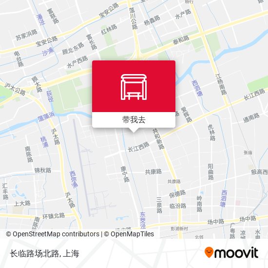 长临路场北路地图