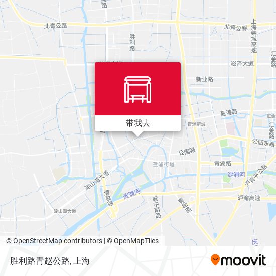 胜利路青赵公路地图
