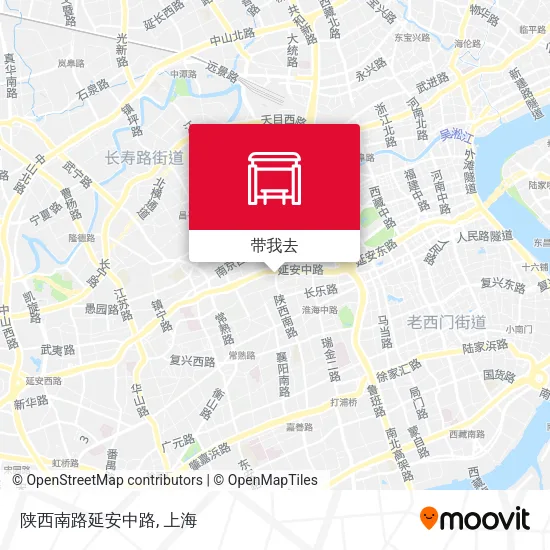 陕西南路延安中路地图