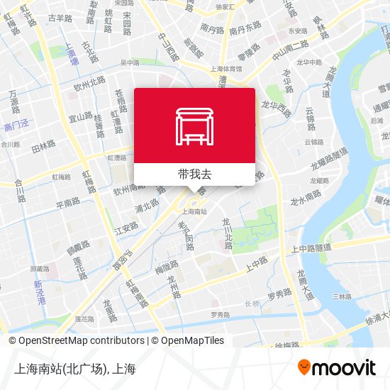 上海南站(北广场)地图