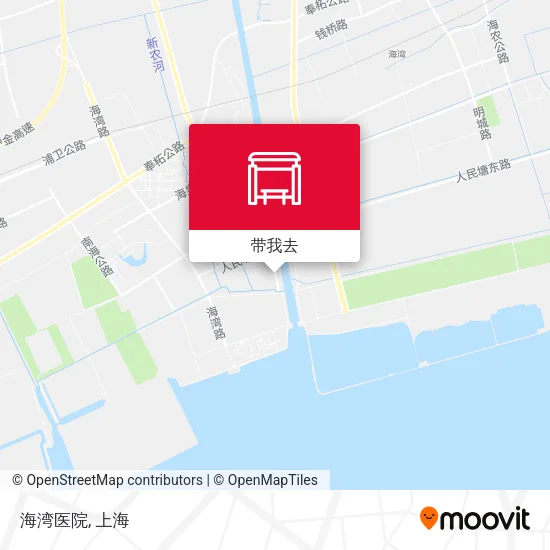 海湾医院地图