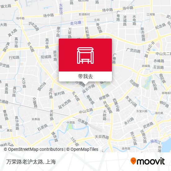 万荣路老沪太路地图