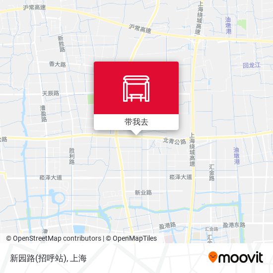 新园路(招呼站)地图