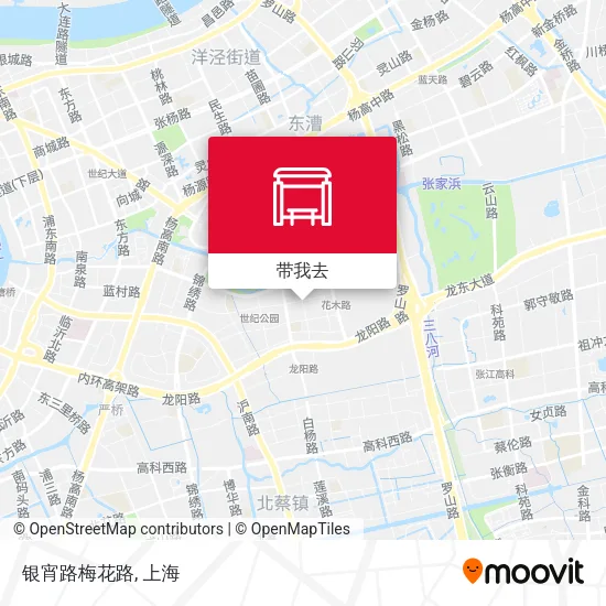 银宵路梅花路地图