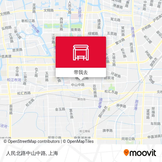 人民北路中山中路地图