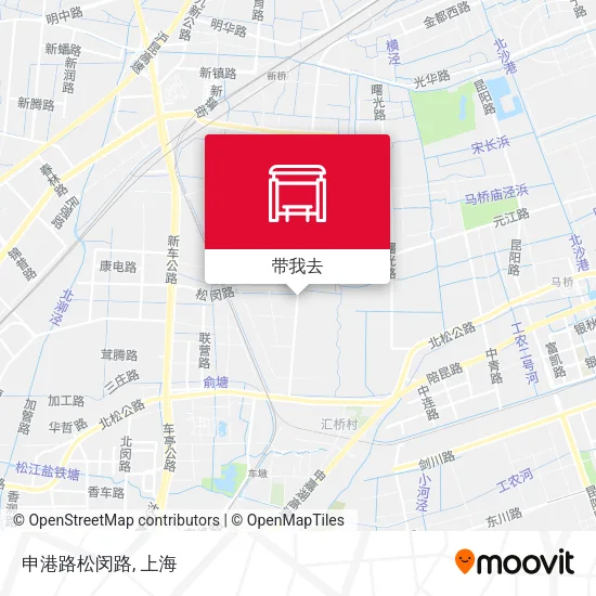 申港路松闵路地图