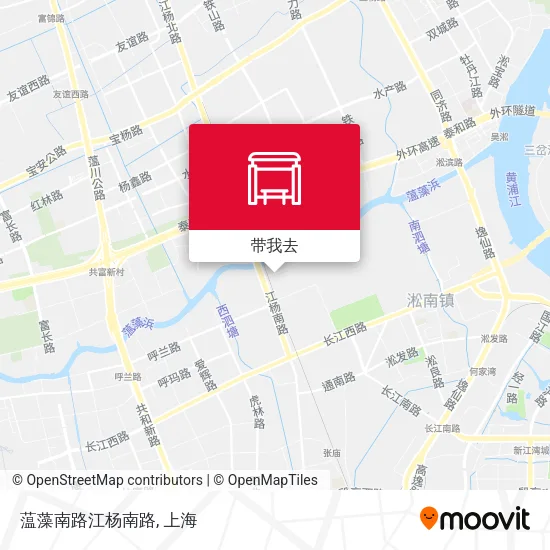 蕰藻南路江杨南路地图