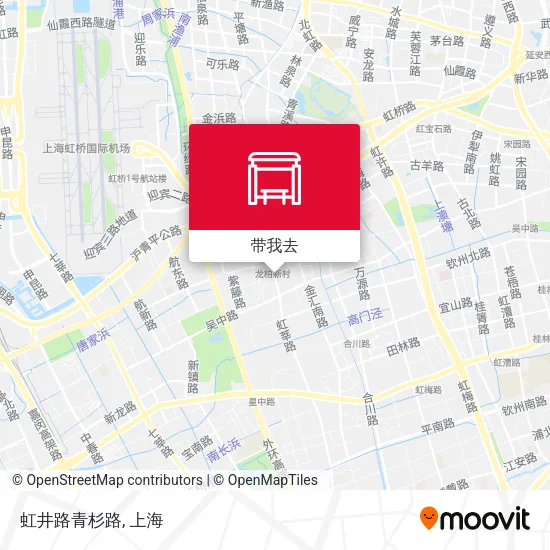 虹井路青杉路地图