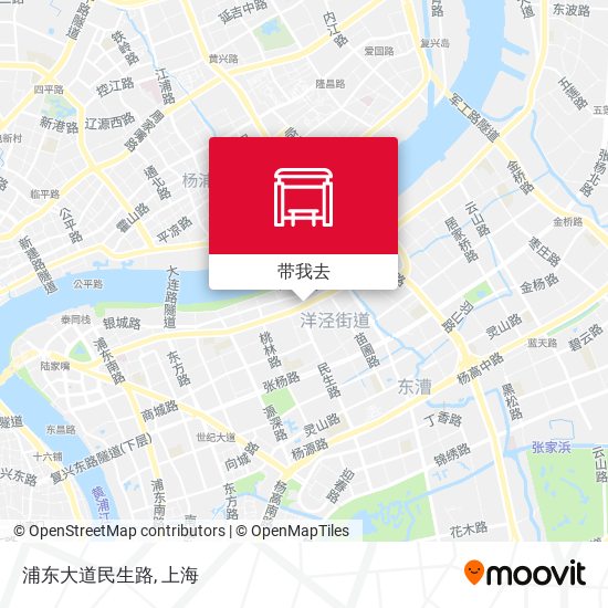 浦东大道民生路地图