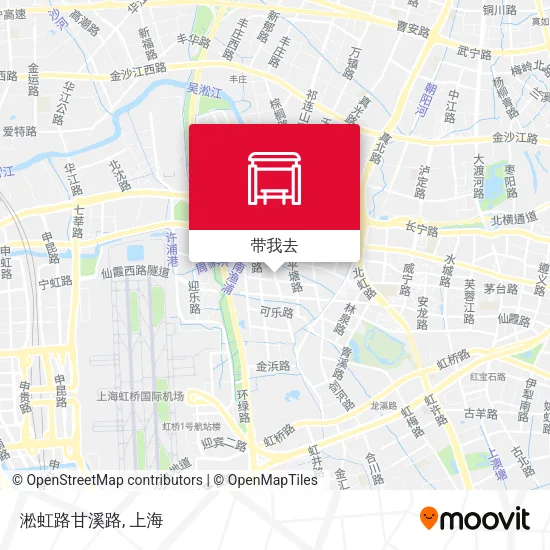 淞虹路甘溪路地图