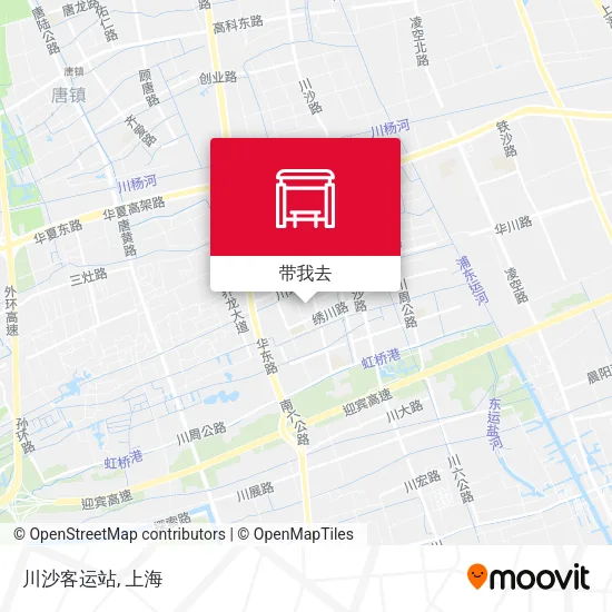 川沙客运站地图
