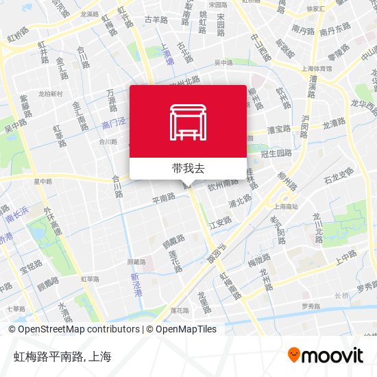 虹梅路平南路地图
