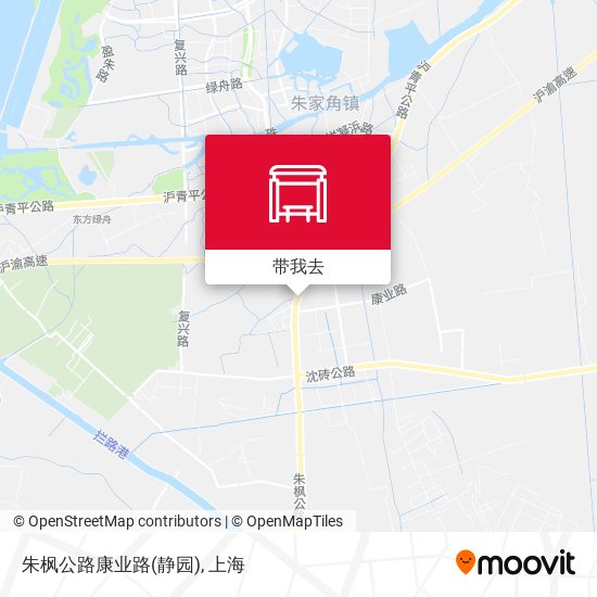 朱枫公路康业路(静园)地图