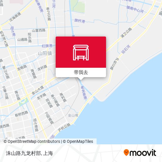 洙山路九龙村部地图