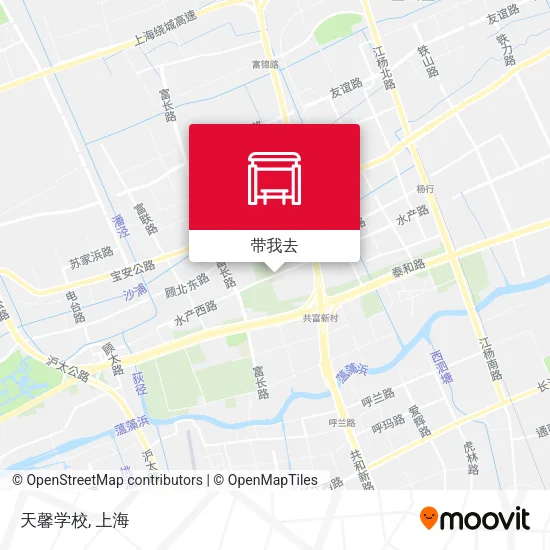 天馨学校地图