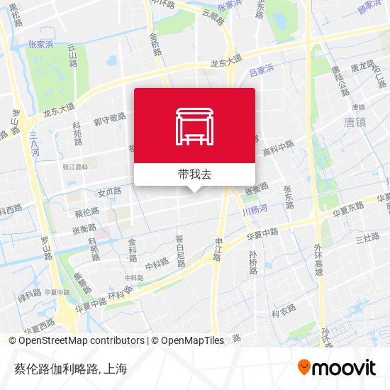 蔡伦路伽利略路地图