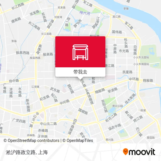 淞沪路政立路地图