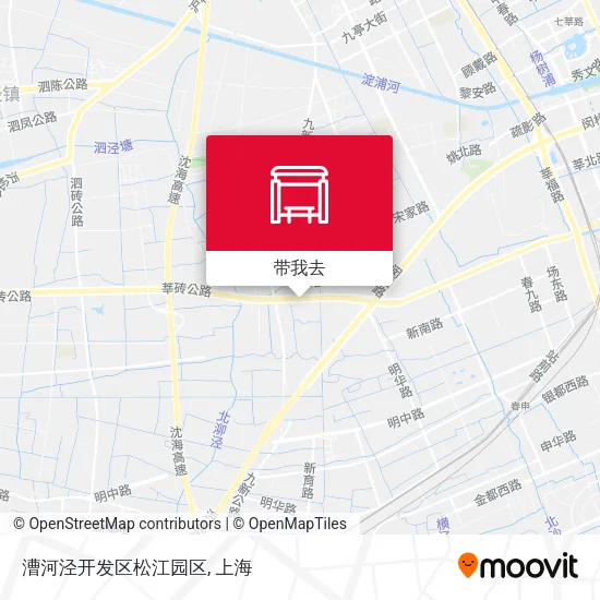 漕河泾开发区松江园区地图