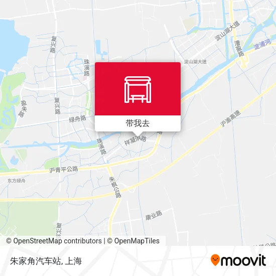 朱家角汽车站地图