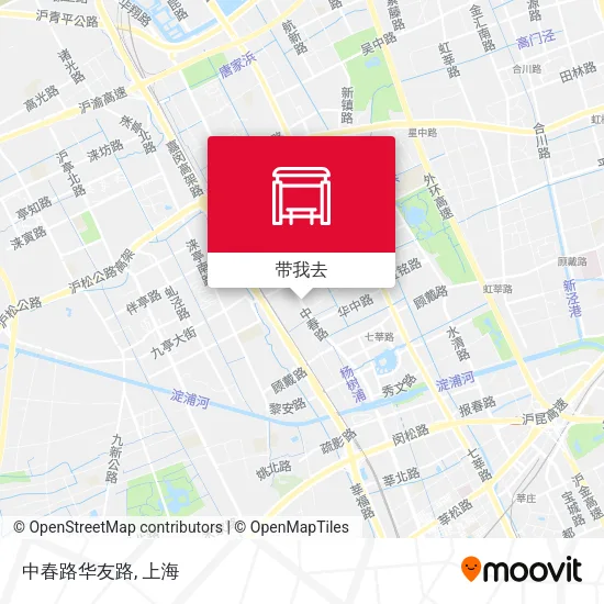 中春路华友路地图