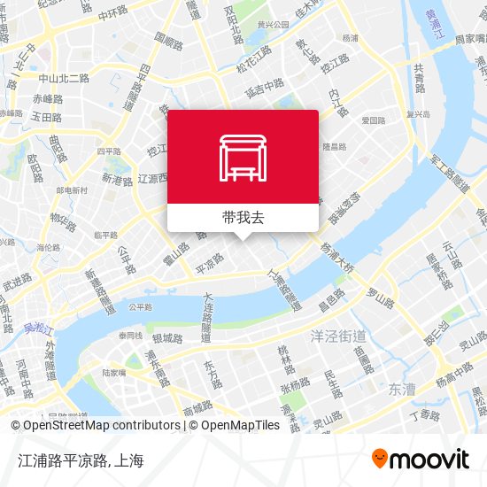 江浦路平凉路地图