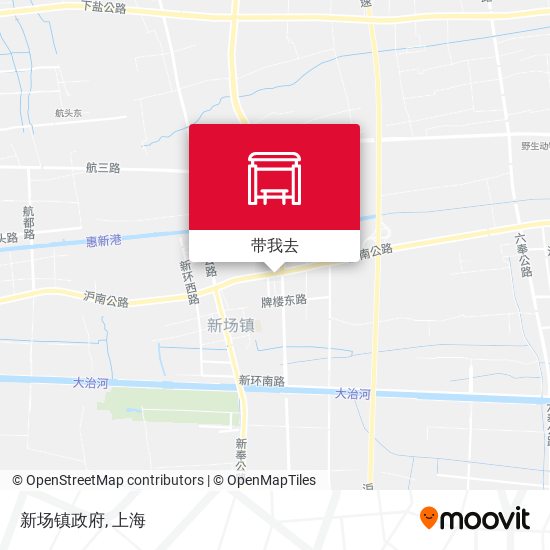 新场镇政府地图