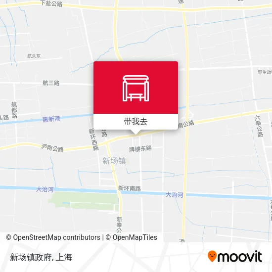 新场镇政府地图