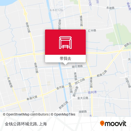 金钱公路环城北路地图