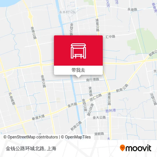 金钱公路环城北路地图