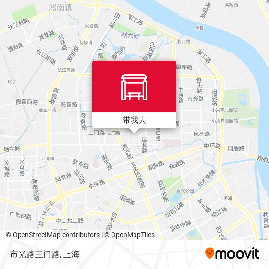 市光路三门路地图