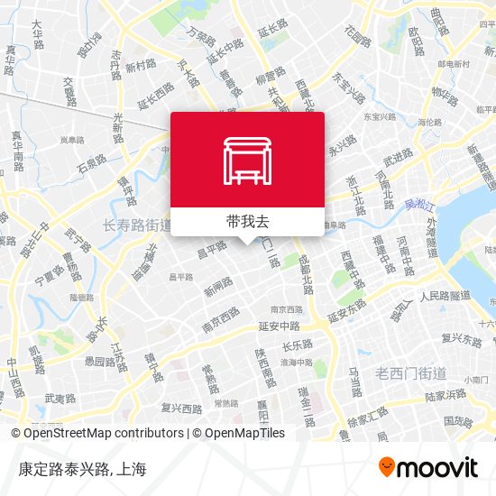 康定路泰兴路地图