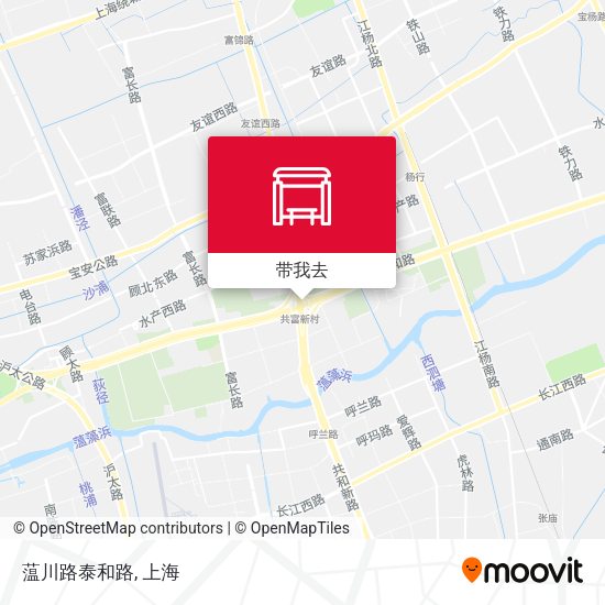 蕰川路泰和路地图