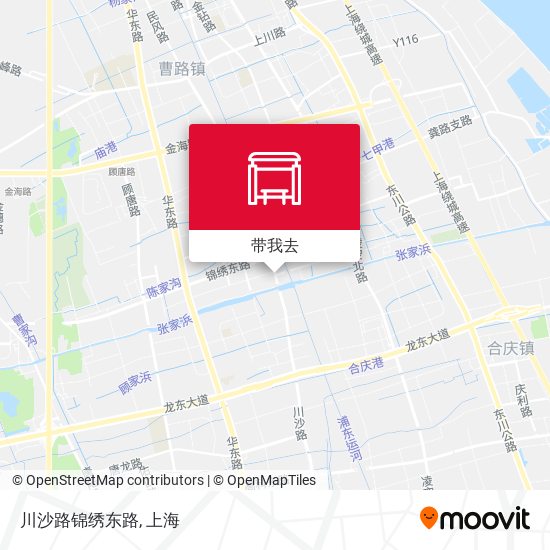 川沙路锦绣东路地图