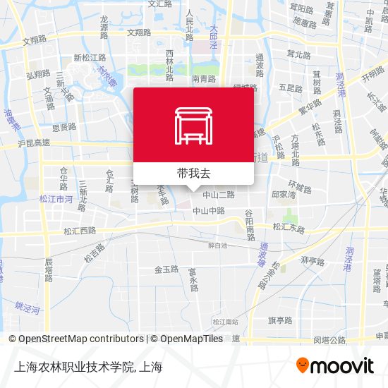 上海农林职业技术学院地图