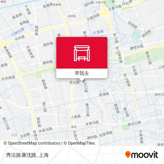 秀沿路康沈路地图