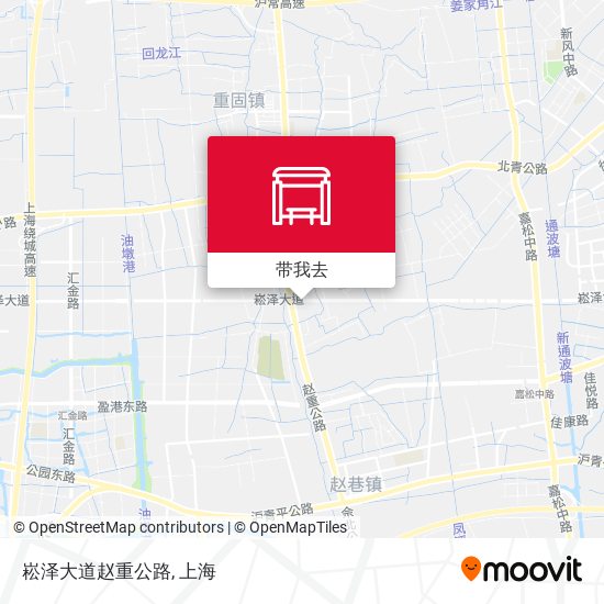 崧泽大道赵重公路地图