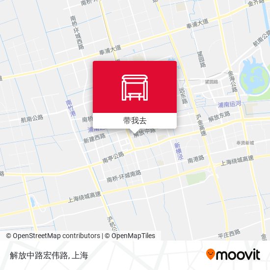 解放中路宏伟路地图