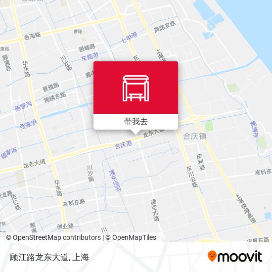 顾江路龙东大道地图